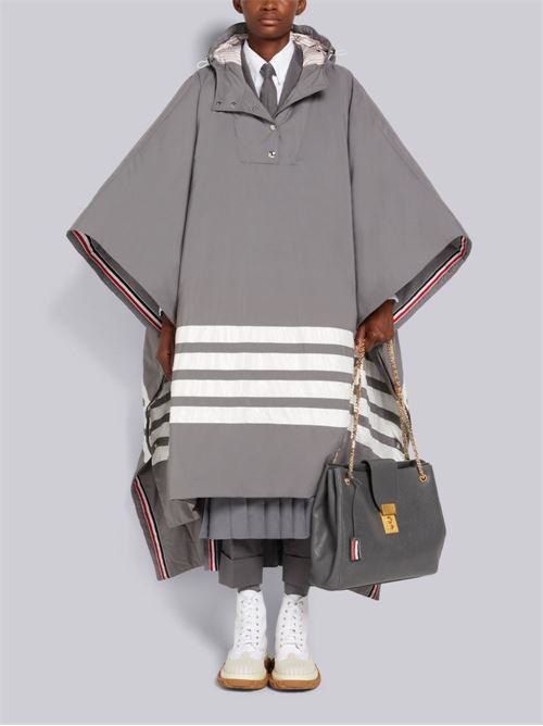 Poncho with hood THOM BROWNE | FOD066X05222035